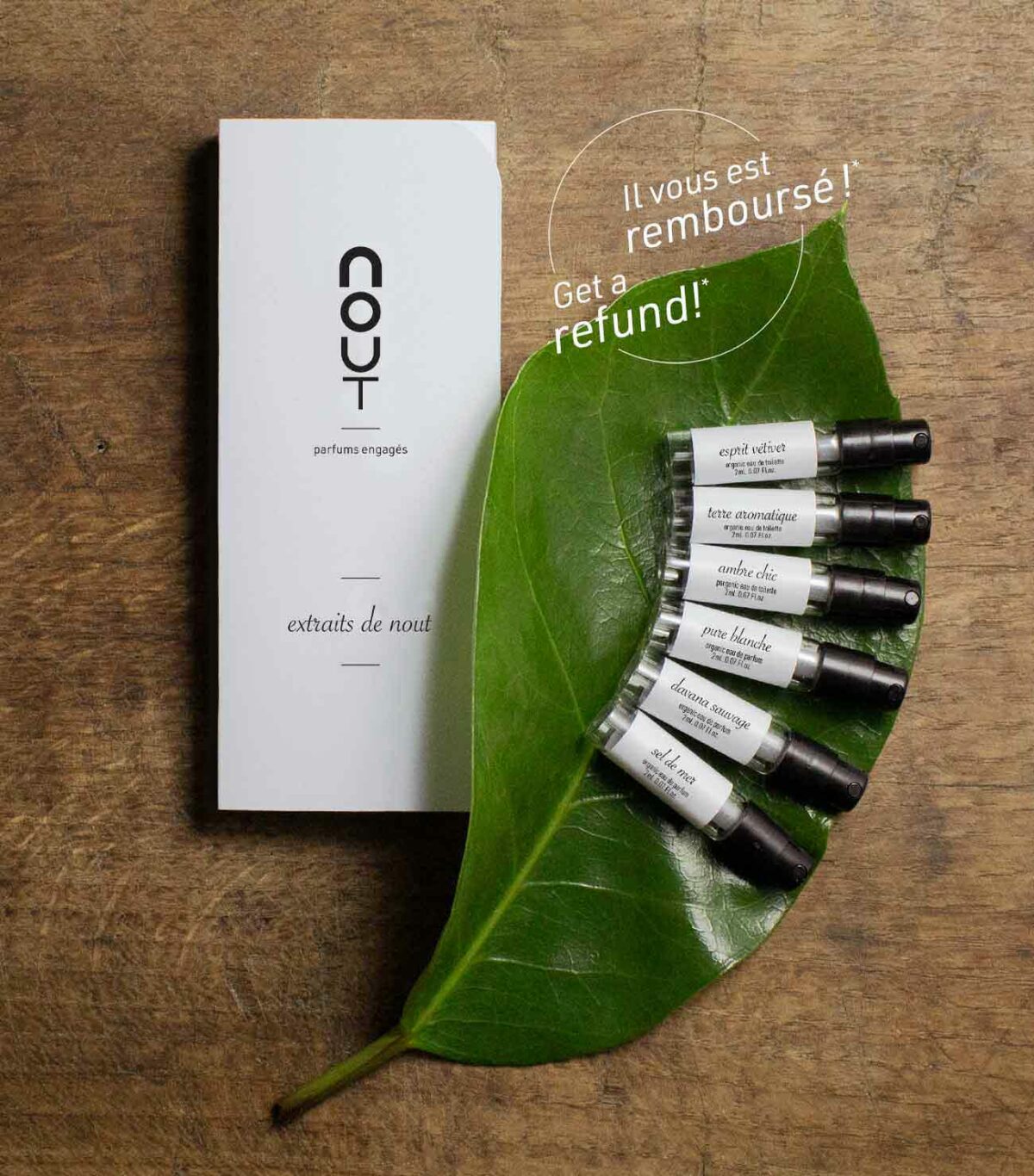 This is a Nout Discovery Perfume Kit
